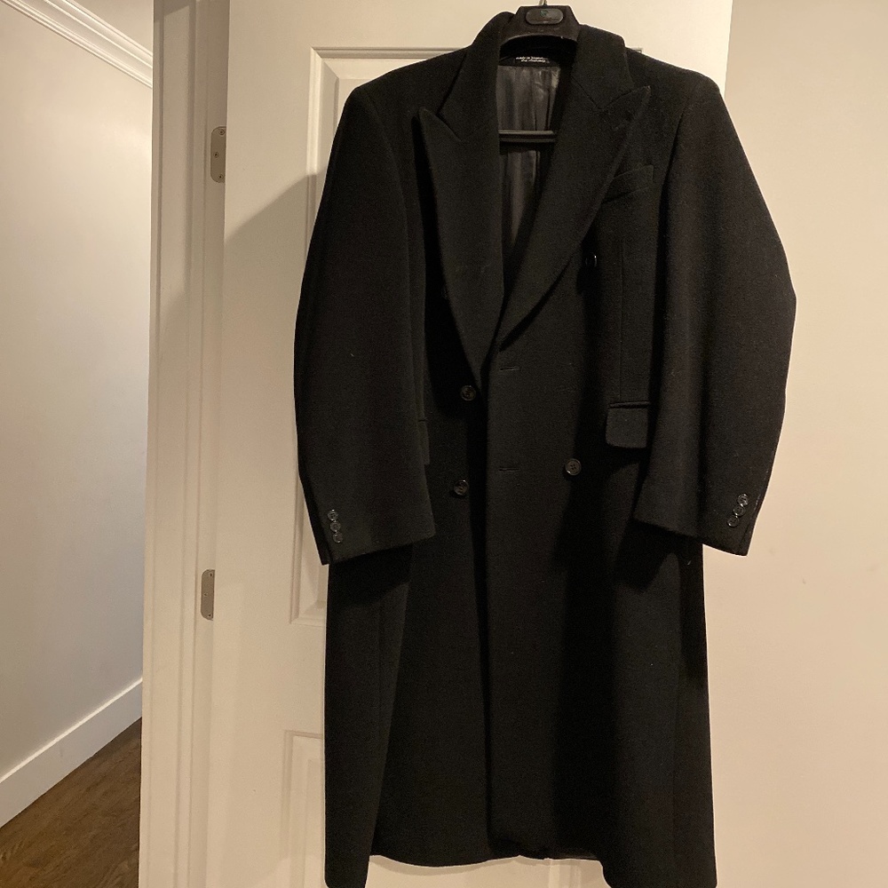 Men’s wool coat Long